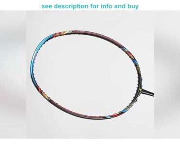 Promo of ESPER V5 Badminton Racket Professional Carbon Fiber Barminton Racquet Lightweight Slim 6.5