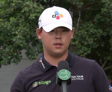 Si Woo Kim: Friday quotes 2021 The Masters Tournament Part 2