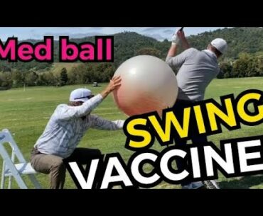 Med Ball Golf Lesson | Golf Swing Leg Action
