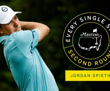 Every Single Shot From Jordan Spieth's Second Round | The Masters