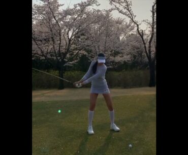 KLPGA angels golf swing. 9 Park Bom I pro.