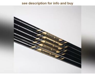 Review New Golf Clubs 10PCS DYNAMIC GOLD 105 400 Steel Shaft 0.375 Black S/R400 DYNAMIC GOLD 105 St