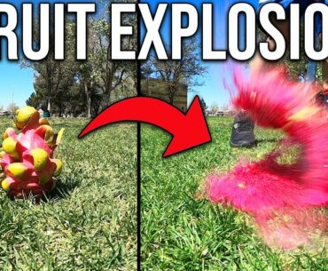 Smashing Fruit With A Golf Club! (Part 2)