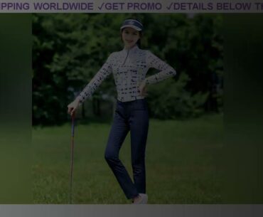 [DIscount] $95.45 2020 New Golf Clothes Women Apparel Suit Sports Long Sleeve T Shirt Slim Lady Nav