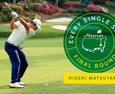 Every Shot From Hideki Matsuyama's Final Round | The Masters