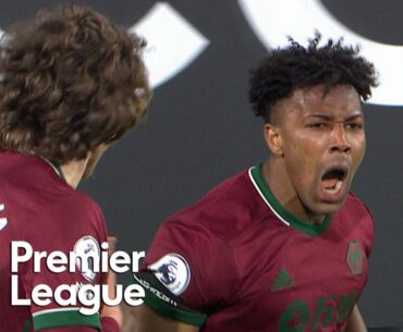 Adama Traore blasts Wolves past Fulham in stoppage time | Premier League | NBC Sports