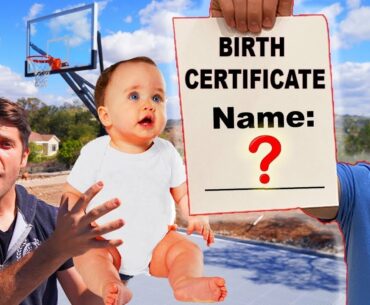 MISS the SHOT, I NAME YOUR BABY!!! (His wife didn't like this idea...) w/ Josh Horton