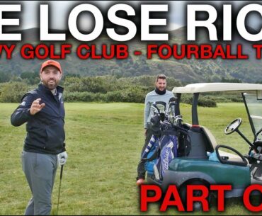WE LOSE RICK! Conwy Golf Club - Rick Shiels & Andy Carter vs Matt Fryer & Me