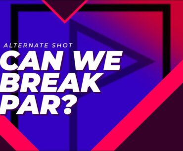 Can we break Par? Alt Shot VLOG on TrackMan SIM