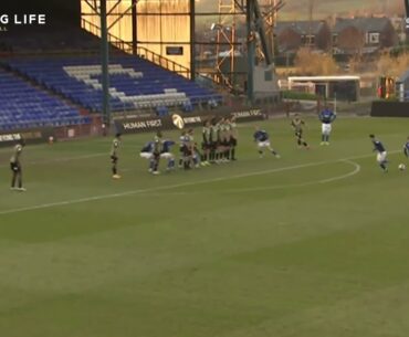 WATCH OLDHAM'S INCREDIBLE FREE KICK ROUTINE!