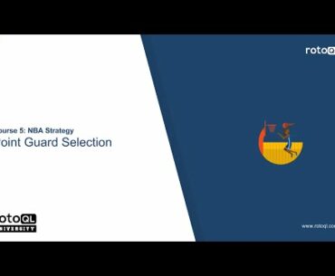 NBA: Point Guard Selection