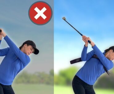 Mid HCP Golf Lesson | Making her Swing Short & Powerful