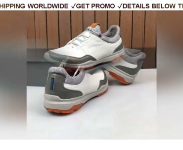 [DIscount] $56.65 Leather Golf Sport Shoes for Men Brand Outdoor Golf Training Sneakers Professiona