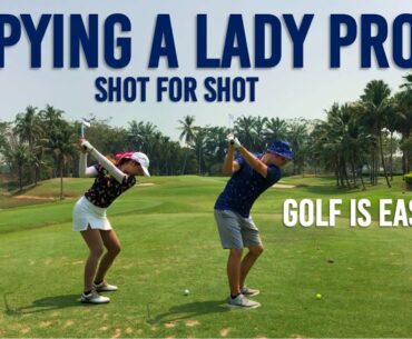 Lady Pro Teaches Me THE WAY - How to Play Golf Easy Like a Pro