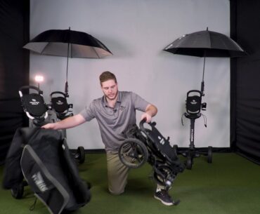Trilite Golf Push Cart Breakdown | Trilite Carry Bag