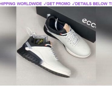 [Promo] $64.33 Professional Leather Golf Shoes Men High Quality Waterproof Golf Sneakers Male White