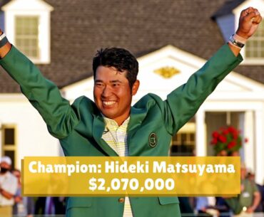 How much money the top 10 golfers won at the 2021 Masters at Augusta National