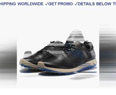 [Deal] $72.6 Black Golf Shoes Mens Breathable Autumn Sneakers Outdoor Training Walking Sport Shoes
