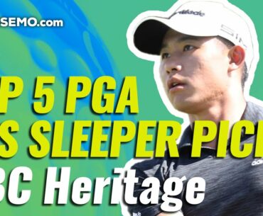 2021 RBC HERITAGE TOP-5 DFS SLEEPERS | DraftKings & FanDuel Golf Low-Owned Plays