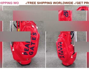 [Deal] $200 VICKY G GOLF CLUBS BAG 2020 PEARLY GATES GOLF STANDARD BAG RED PEARLY GATES GOLF BAGS E