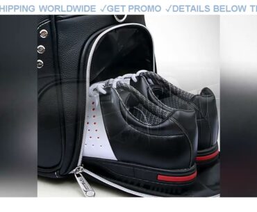[Promo] $67 1pc PGM New Large Capacity Leather Golf Bag Golf Clothing Bag Waterproof Golf Shoes Bag
