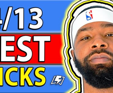 DRAFTKINGS NBA PICKS Tuesday April 13th PICKS | NBA BETTING PICKS 2021