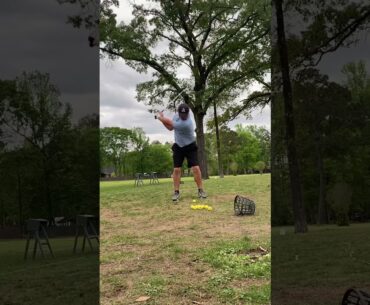 7-Iron with drill glove