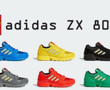 LEGO x adidas ZX 8000 Shoes Exclusive look + Release Date 2021