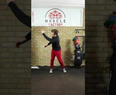 The key to stretch for developing speed in the golf swing #SHORTS