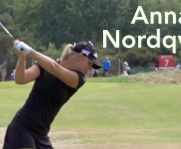 Anna Nordqvist Slow Motion Golf Swing DTL