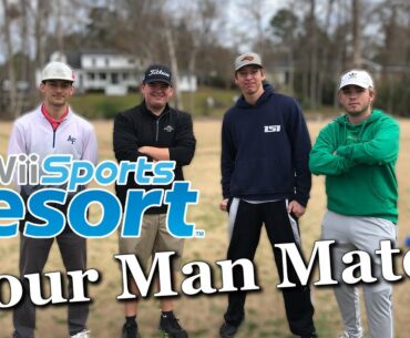 FIRST MATCH on Wii Resort | Wii Resort Golf Four Man Match