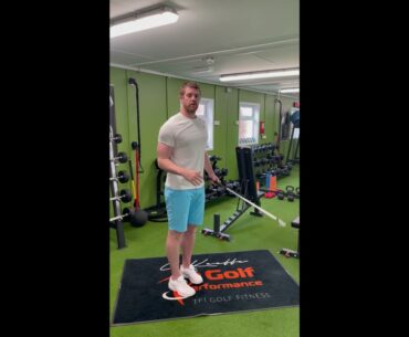 Shoulder mobility exercises for golfers