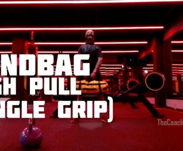 Sandbag High Pull Single Grip