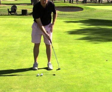 Golf Tips & Golf Drills Putting Drills | Putt With One Hand and Maintain the Wrist Angle