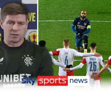Rangers boss Steven Gerrard 'loved everything' about Arsenal's Europa League win over Slavia Prague