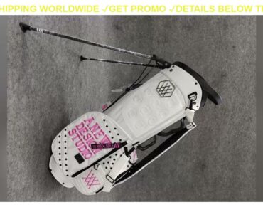 [Cheap] $210 VICKY G GOLF CLUBS BAG ANEW GOLF RACK BAG WHITE ANEW GOLF CLUBS BAG EMS SHIPPING