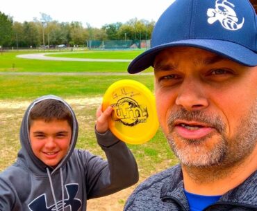 DISC GOLF BATTLES!! 1 disc challenge - w/ Rec Rob & Full Turn Gabe