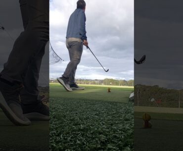 driving range session pitching wedge golf warehouse takapuna 18/04/21