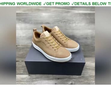 [Promo] $64.25 New Professional Genuine Leather Golf Shoes Men White Brown High Quality Walking Sne