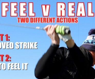 The DOUBLE SECRET to IMPROVE YOUR GOLF - Moe Norman style - Feel v Real Golf