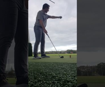 driving range session 8 & 7 iron golf warehouse takapuna 18/04/21