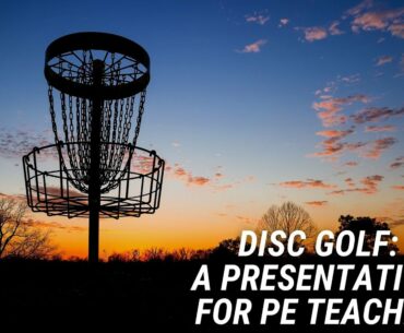 Disc Golf Powerpoint Presentation - The Ageless Game