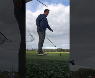driving range session 9iron golf warehouse takapuna 18/04/21