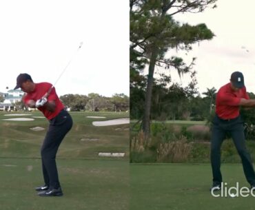 Tiger Woods slow motion LEFTY