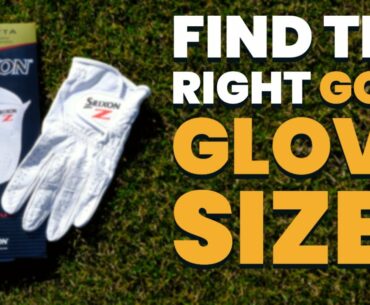 How to find the right GOLF GLOVE SIZE