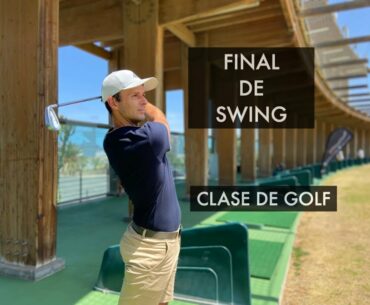 SWING DE GOLF. Final de swing. Como terminar bien un golpe y como hacer el final de swing.
