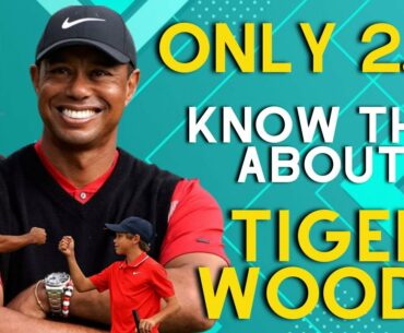 Tiger Woods Most Shocking Undiscovered Moments | 10 Unknown Facts About Golf Legend Tiger Woods