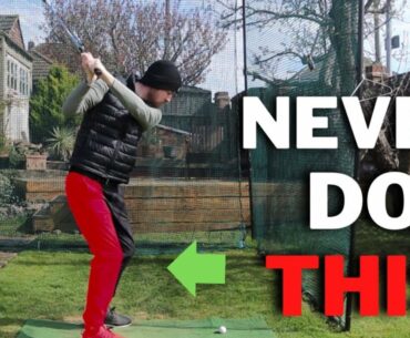 NEVER DO THIS RIGHT LEG GOLF BACKSWING MOVE