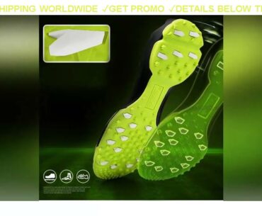 [Promo] $55.78 New Arrival 2020 PGM Golf Shoes Mens Waterproof Sports Shoes Spikes Anti skid Sport