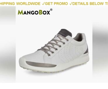 [Cheap] $72.6 Athletics Trainers Golf Shoes Genuine Leather Sport Sneakers Man Professional Golf Wa